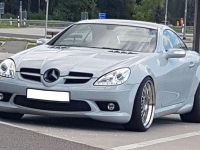 Usata Mercedes SLK350 AMG 272 CV (200 kW) 2005 Grigio Cabrio