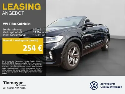 Gebraucht VW T-Roc Cabriolet R-line 150 PS (110 kW) 2025 Schwarz Cabrio