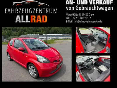 Gebraucht Toyota Aygo Basis 68 PS (50 kW) 2007 Rot Kleinwagen