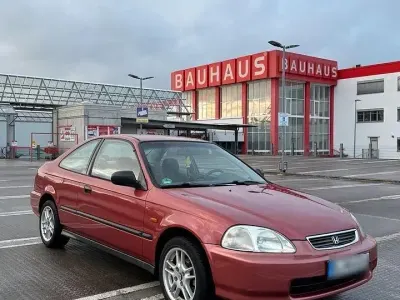 Gebraucht Honda Civic 105 PS (77 kW) 1997 Rot Coupé