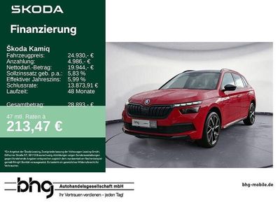 Gebraucht Skoda Kamiq Monte Carlo 150 PS (110 kW) 2022 Rot SUV