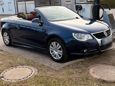 Second-hand VW Eos 150 CP (110 kW) 2006 Albastru Cabrio