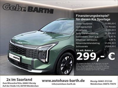 Neu Kia Sportage Vision 150 PS (110 kW) 2026 Grün SUV
