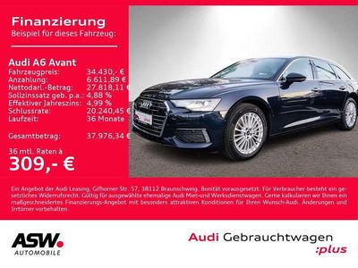 Firmamentblau metallic Gebraucht 2022 Audi A6 Design Kombi | 34.430 € (Fairer Preis)
