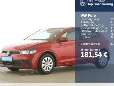 Brugt VW Polo Life 95 HK (69 kW) 2025 Rød Sedan