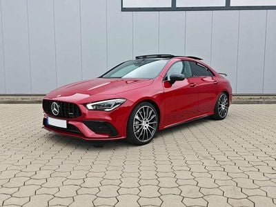 Second-hand Mercedes CLA35 AMG AMG 306 CP (225 kW) 2020 Roșu Coupe