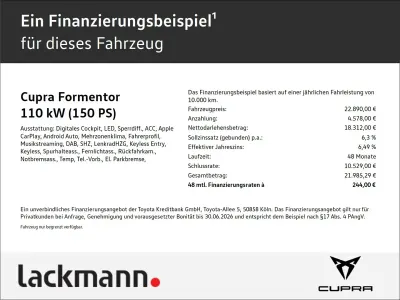 Gebraucht Cupra Formentor 150 PS (110 kW) 2023 Weiss SUV