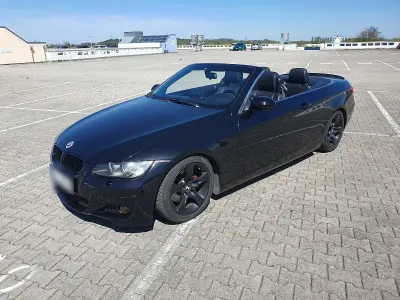 Gebraucht BMW 320 Cabriolet Sport Line 170 PS (125 kW) 2007 Schwarz Cabrio
