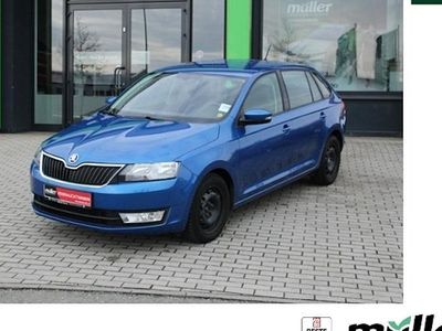 Gebraucht Skoda Rapid Ambition 90 PS (66 kW) 2016 Blau (raceblau metallic) Kleinwagen