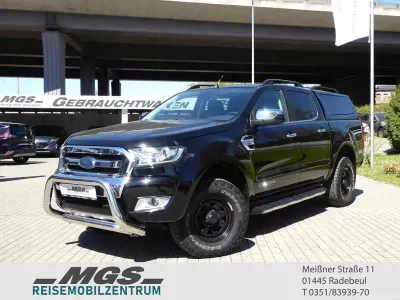 Brugt Ford Ranger Limited 160 HK (117 kW) 2019 Sort Pickup / Ladvogn