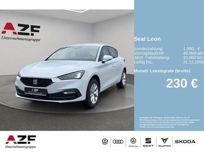 Neu Seat Leon Style 150 PS (110 kW) 2025 Weiß Limousine