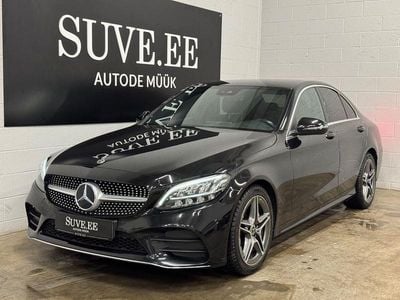 Gebraucht Mercedes C180 AMG 122 PS (89 kW) 2019 Schwarz Limousine