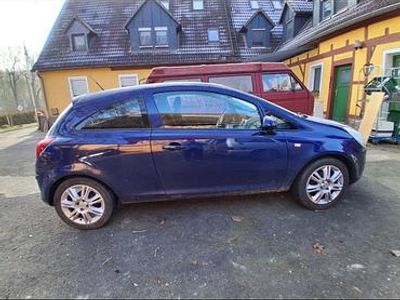 Begagnad Opel Corsa 2008 Blå Halvkombi
