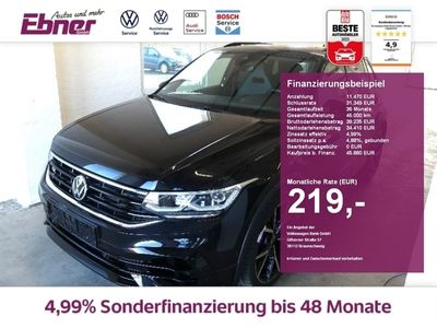 gebraucht VW Tiguan R BLACK STYLE 320PS 4M DSG PANO+AKRAPOVIC+AHK+KAME