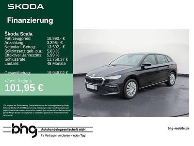 Gebraucht Skoda Scala Essence 95 PS (69 kW) 2025 Schwarz Kleinwagen