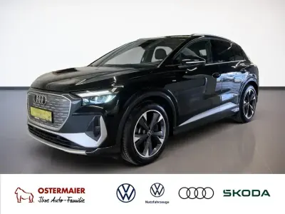 Używany Audi Q4 e-tron S-Line 210 kW (286 KM) 2023 Czarny SUV