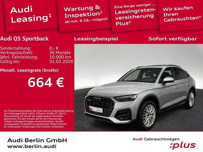 Florettsilber metallic Gebraucht 2025 Audi Q5 Sportback Advanced Plus SUV | 59.000 € (Teuer)