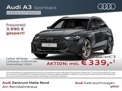 Gebraucht Audi A3 S-Line 150 PS (110 kW) 2024 Daytonagrau perleffekt Kombi