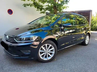 Gebraucht VW Golf Sportsvan LOUNGE 86 PS (63 kW) 2015 Schwarz Van / Kleinbus