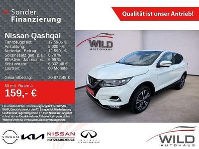 Weiß Gebraucht 2019 Nissan Qashqai N-Connecta SUV | 17.590 € (Etwas zu teuer)