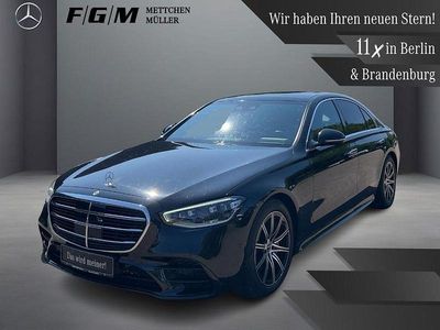 Obsidianschwarz metalliclack Gebraucht 2021 Mercedes S400 AMG line Limousine | 79.490 € (Fairer Preis)