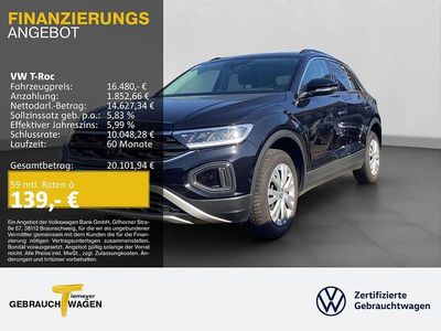 Second-hand VW T-Roc Move 110 CP (80 kW) 2023 Negru SUV
