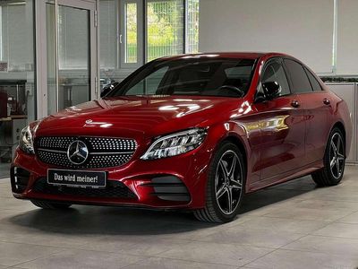 Rot Gebraucht 2020 Mercedes C180 AMG line Limousine | 29.550 € (Teuer)