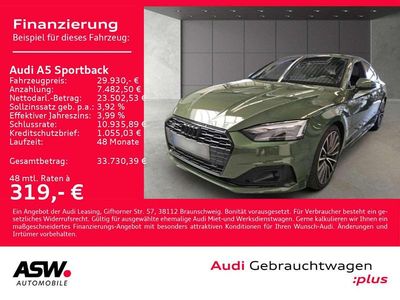 Gebraucht Audi A5 Advanced Plus 204 PS (150 kW) 2023 Distriktgrün metallic Coupé
