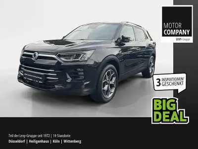 Gebraucht SsangYong Korando Sapphire 136 PS (100 kW) 2019 Schwarz SUV