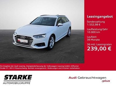 Gebraucht Audi A4 Advanced 136 PS (100 kW) 2024 Weiß (gletscherweiß metallic) Kombi