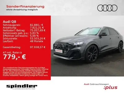 Gebraucht Audi Q8 S-Line 340 PS (250 kW) 2024 Daytonagrau perleffekt SUV