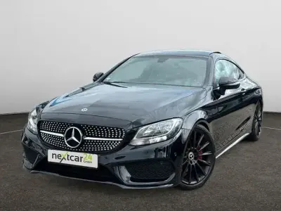 Gebraucht Mercedes C220 AMG line 170 PS (125 kW) 2017 Schwarz Coupé