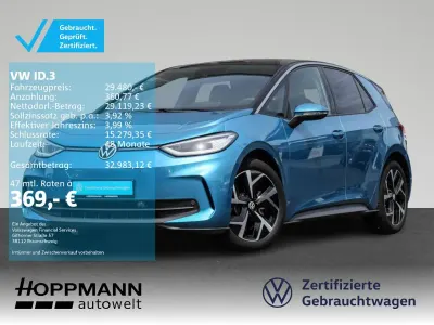 Gebraucht VW ID.3 Pro 150 kW (204 PS) 2024 Costa azul metallic Kleinwagen