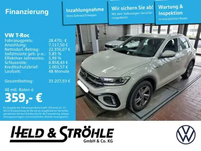 Gebraucht VW T-Roc R-line 150 PS (110 kW) 2024 6u ascotgrau SUV
