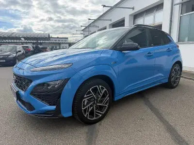 Gebraucht Hyundai Kona N Line 120 PS (88 kW) 2021 Blau SUV