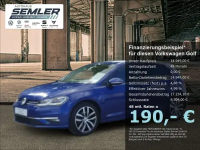 Gebraucht VW Golf VII Join 131 PS (96 kW) 2018 Blau Limousine