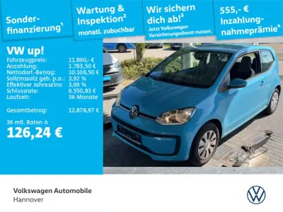 Gebraucht VW up! move up! 65 PS (47 kW) 2023 Blau Kleinwagen