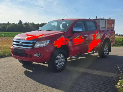 Gebraucht Ford Ranger Limited 150 PS (110 kW) 2012 Rot Pickup
