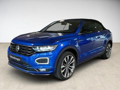 Gebraucht VW T-Roc Cabriolet R-line 150 PS (110 kW) 2022 Ravennablau (metallic) Cabrio