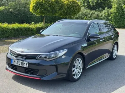 Gebraucht Kia Optima Hybrid 205 PS (150 kW) 2017 Blau Limousine