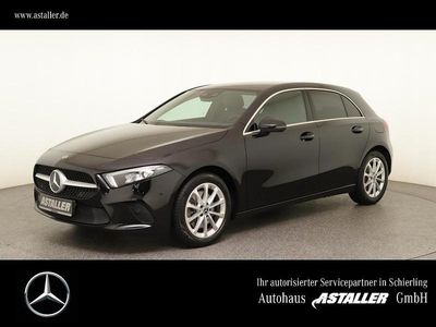 Gebraucht Mercedes A250 Progressive 224 PS (164 kW) 2021 Metalliclack kosmosschwarz Limousine