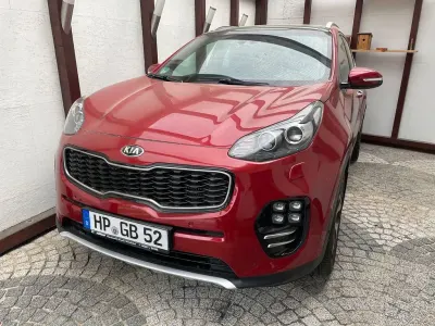 Używany Kia Sportage GT-Line 185 KM (136 kW) 2016 Czerwony SUV