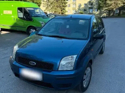 Gebraucht Ford Fusion 101 PS (74 kW) 2005 Blau Kleinwagen