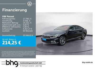 Usata VW Passat R-line 150 CV (110 kW) 2018 Nero Berlina
