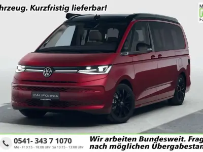 Ny VW California Beach 177 HK (130 kW) 2026 Rød Van