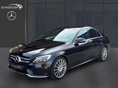 Gebraucht Mercedes C250 AMG line 211 PS (155 kW) 2018 Schwarz Limousine