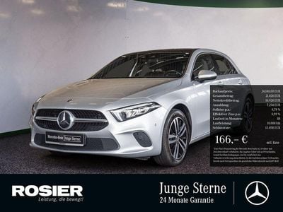 Gebraucht Mercedes A250 Progressive 160 PS (117 kW) 2022 Silber / iridiumsilber (metallic) Limousine
