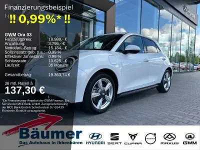Gebraucht Ora 03 125 kW (171 PS) 2023 Weiß Kleinwagen