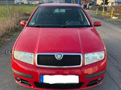 Gebraucht Skoda Fabia 75 PS (55 kW) 2006 Rot Kleinwagen
