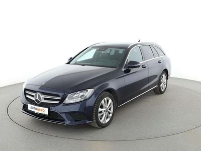Usata Mercedes C220 Avantgarde 194 CV (142 kW) 2019 Blu Station wagon